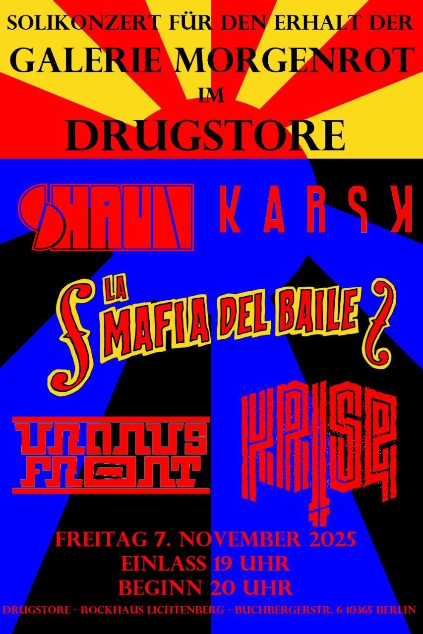 SOLIKONZERT für den Erhalt der GALERIE MORGENROT