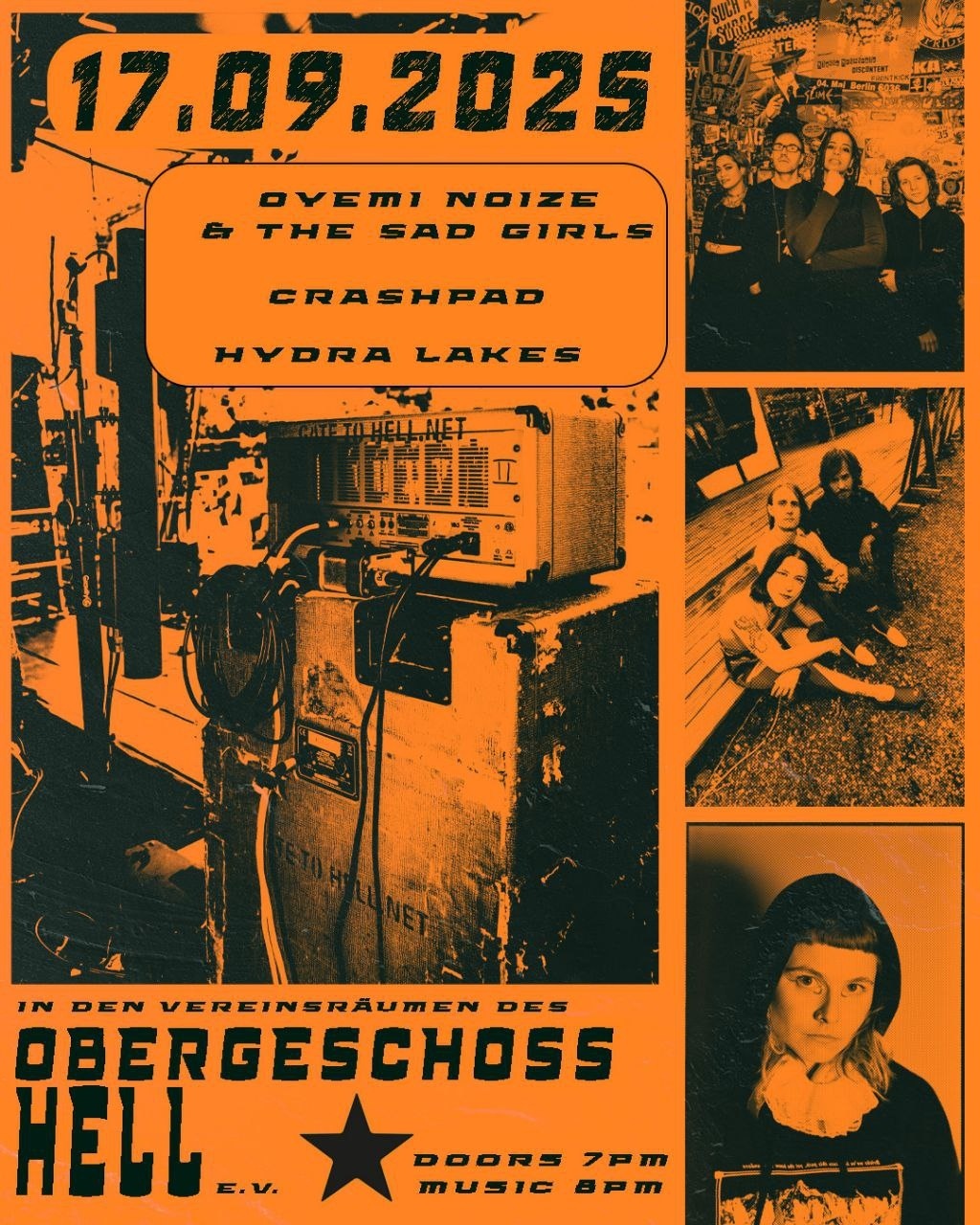  OYÈMI NOIZE & THE SAD GIRLS // CRASHPAD // HYDRA LAKES