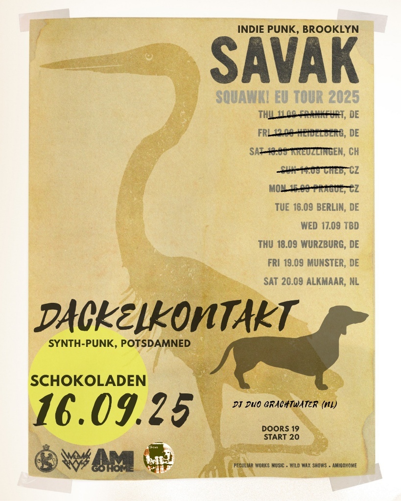 SAVAK (U.S.) + DACKELKONTAKT (Pd)