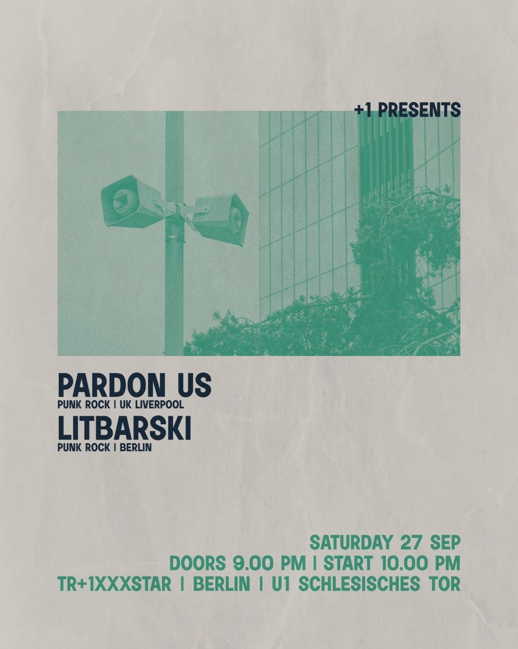 +1 presents: Pardon Us (UK) + Litbarski