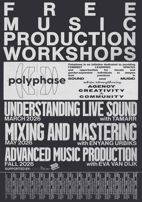 Free Music Production Workshops for FLINTA* hosted by Polyphase