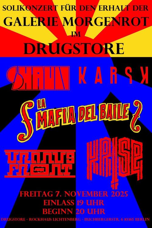 SOLIKONZERT für den Erhalt der GALERIE MORGENROT