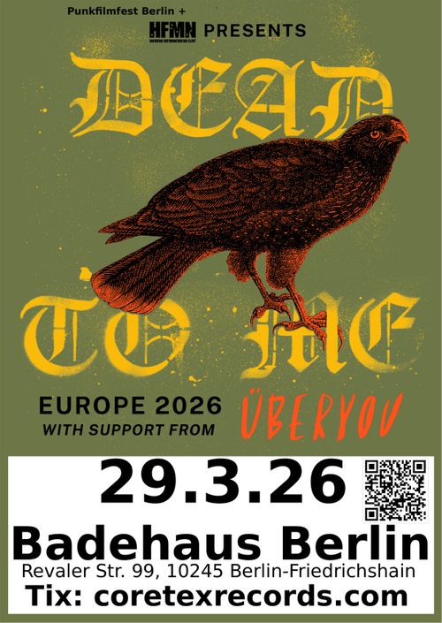 Dead To Me + Überyou (Punkrock, Punk) im Badehaus Berlin