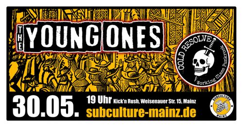 THE YOUNG ONES + COLD RESOLVE in Mainz