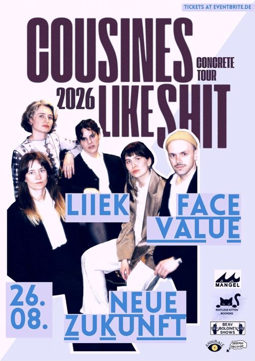 COUSINES LIKE SHIT (AT) & LIIEK (Bln) & FACE VALUE (Bln)