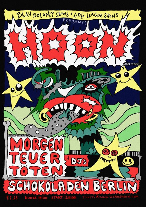 HOON (garage-punk, aus) + MORGEN TEUER TÖTEN (punk, bln)