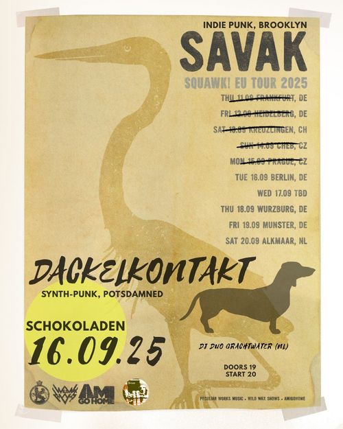 SAVAK (U.S.) + DACKELKONTAKT (Pd)