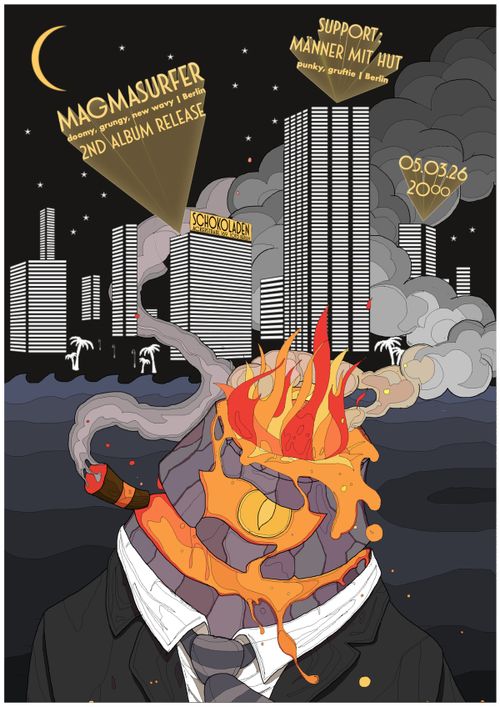 Magmasurfer (Grunge/Doom - Rec-Release-Show) + Männer mit Hut (Gruftie/Punk/New Wave)