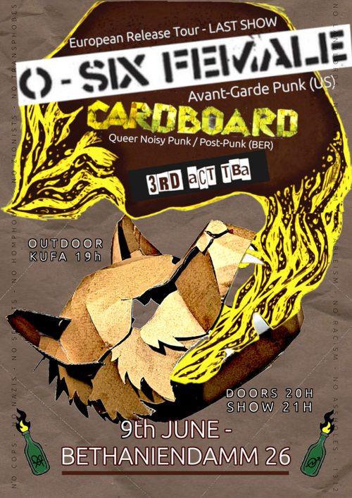 SOKI KÜFA + KONZI 0-Six Female (US) Cardboard (BER)...